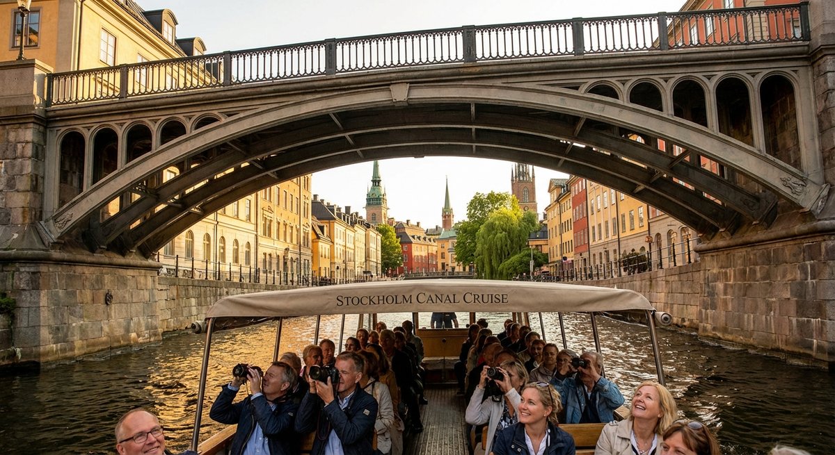 Brücken Bootstour Stockholm - Unter den Brücken
